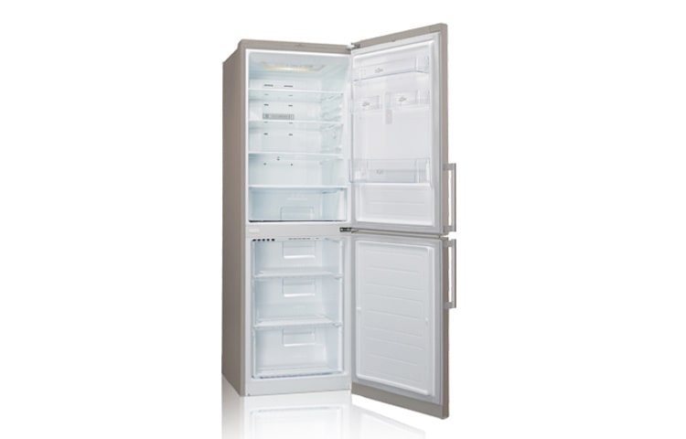 LG Двухкамерный холодильник LG Total No Frost. Высота 180см. Цвет: бежевый, GA-B429BECA, thumbnail 2