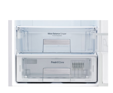 LG Двухкамерный холодильник LG GA-B439TLDF TOTAL NO FROST. Высота 190см. Скругленные дверцы из закаленного стекла. Цвет: светло-серый с цветочным узором., GA-B439TLDF, thumbnail 6