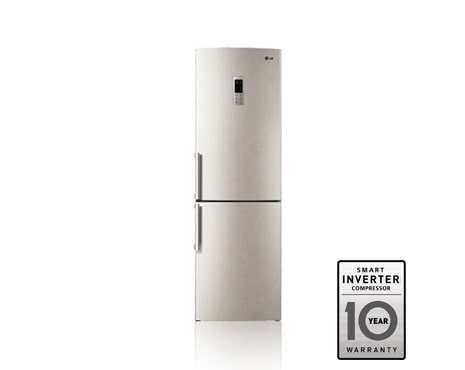 LG Двухкамерный холодильник LG Total No Frost. Высота 190см. Цвет бежевый., GA-B439YEQA