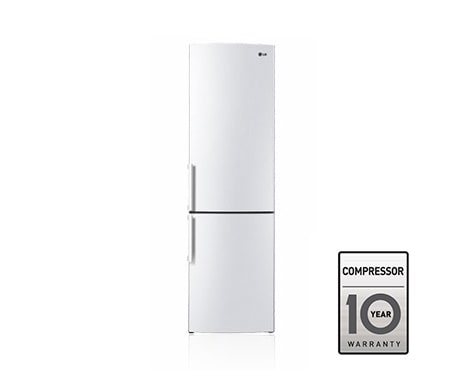 LG Двухкамерный холодильник LG Total No Frost. Высота 190см. Цвет бежевый, GA-B439YVCA