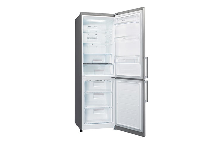 LG Двухкамерный холодильник LG Total No Frost. Высота190см. Цвет стальной., GA-B439ZAQA, thumbnail 2