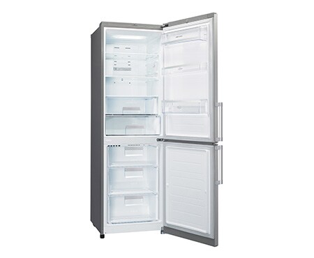 LG Двухкамерный холодильник LG Total No Frost. Высота190см. Цвет стальной., GA-B439ZAQA, thumbnail 2