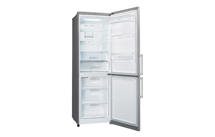 LG Двухкамерный холодильник LG Total No Frost. Высота 190см. Цвет: нержав.сталь, GA-B439ZMQA, thumbnail 2