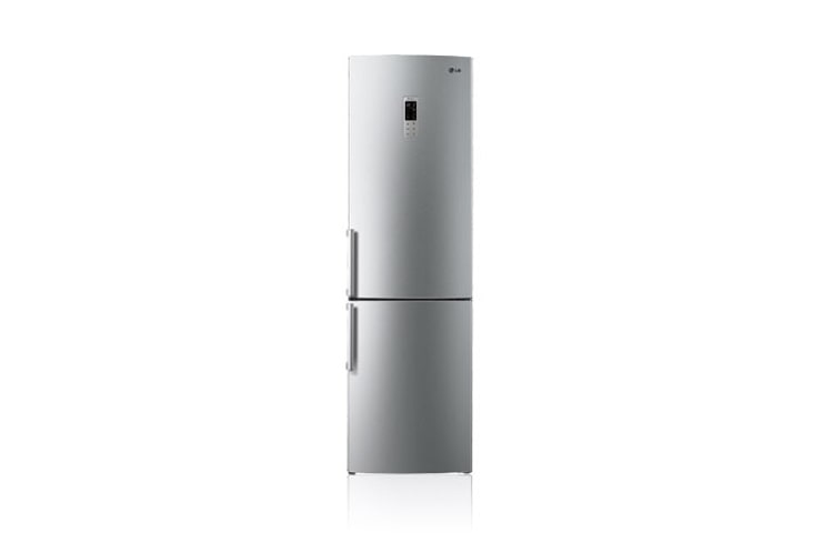 LG Двухкамерный холодильник LG Total No Frost с линейным компрессором. Высота 200см. Цвет стальной., GA-B489BAKZ, thumbnail 1