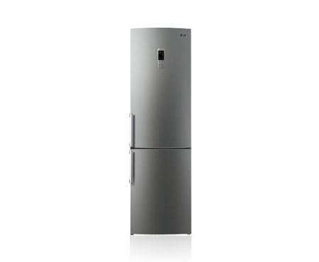 LG Двухкамерный холодильник LG Total No Frost с линейным компрессором. Высота 200см. Цвет нержавеющая сталь., GA-B489BMKZ
