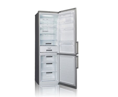 LG Двухкамерный холодильник LG Total No Frost с линейным компрессором. Высота 200см. Цвет нержавеющая сталь., GA-B489BMKZ, thumbnail 2