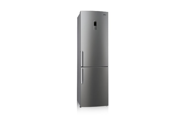 LG Двухкамерный холодильник LG Total No Frost с линейным компрессором. Высота 200см. Цвет: нержав.сталь, GA-B489BMQZ, thumbnail 2