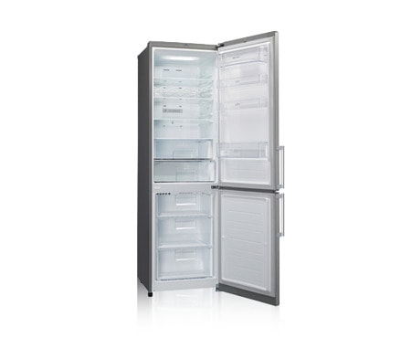 LG Двухкамерный холодильник LG Total No Frost с линейным компрессором. Высота 200см. Цвет: нержав.сталь, GA-B489BMQZ, thumbnail 3