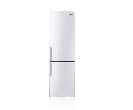 LG Двухкамерный холодильник LG Total No Frost. Высота 200см. Цвет белый глянцевый., GA-B489BVCA