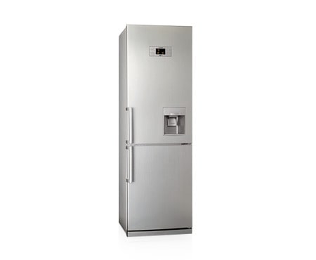 LG Холодильник LG Total No Frost с нижней морозильной камерой, уникальное покрытие Титаниум. Высота 189 см., GA-F399BTQA