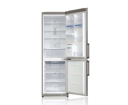 LG Холодильник с нижним расположением морозильной камеры , с системой охлаждения LG Total No Frost, цвет серебристый - титаниум. Высота 190см., GA-F409BTQA, thumbnail 4