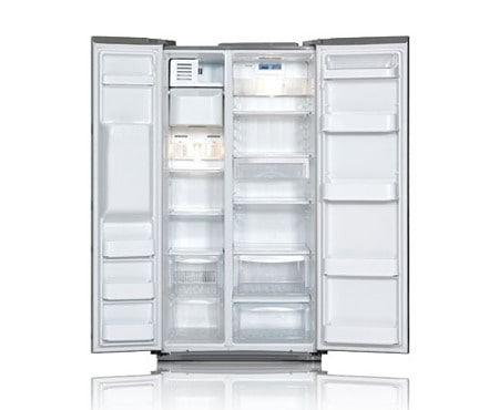 LG Двухкамерный Side-by-side холодильник LG Total No Frost. Высота 175см. Цвет: белый, GC-B207FVCA, thumbnail 2