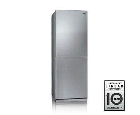 LG Двухкамерный холодильник LG Total No Frost. Высота 173см. Цвет: серебристый, GC-B359PLCK