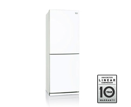LG Двухкамерный холодильник LG Total No Frost. Высота 173см. Цвет: белый, GC-B359PVCK