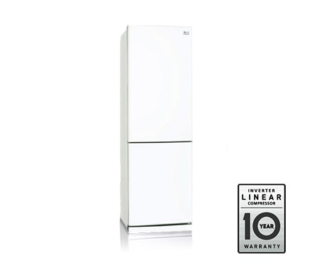 LG Двухкамерный холодильник LG Total No Frost. Высота 190см. Цвет: белый, GC-B399PVCK
