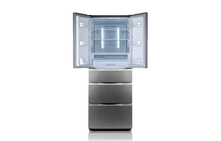 LG Многодверный холодильник LG Total No Frost. Высота 185см. Цвет нержавеющая сталь., GC-B40BSMQJ, thumbnail 2
