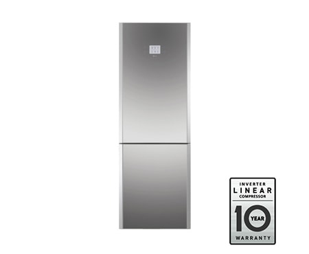 LG Двухкамерный холодильник LG Total No Frost. Высота 190см. Цвет: зеркальный, GC-B419NGMR