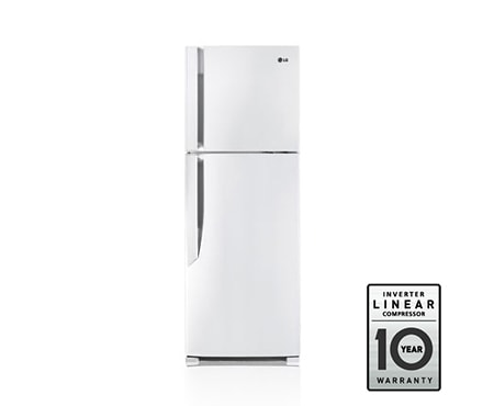LG Двухкамерный холодильник LG Total No Frost. Высота 171см. Цвет белый глянцевый., GN-B392CVCA