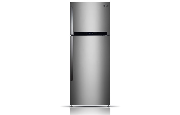 LG Двухкамерный холодильник LG с технологией Total No Frost и верхней морозильной камерой. Высота — 173 см. Цвет — серебристый, GN-M492GLHW, thumbnail 1