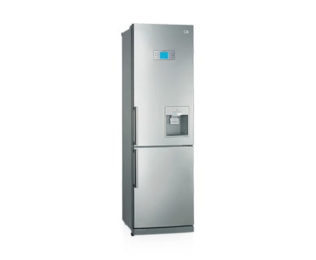 LG Холодильник LG Total No Frost с нижней морозильной камерой, уникальное покрытие Титаниум.Высота 200 см., GR-B459BTKA