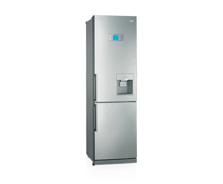 LG Холодильник LG Total No Frost с нижней морозильной камерой, уникальное покрытие Титаниум.Высота 200 см., GR-B469BTKA
