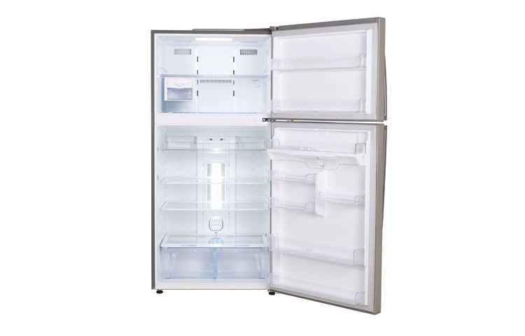 LG Двухкамерный холодильник LG с функцией «Total no frost». Высота — 184 см. Цвет — серебристый., GR-M802GLHW, thumbnail 2