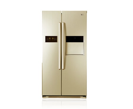 LG Холодильник Side-by-Side c системой LG Total No Frost. Высота 179см. Цвет бежевый, GW-C207FVQA