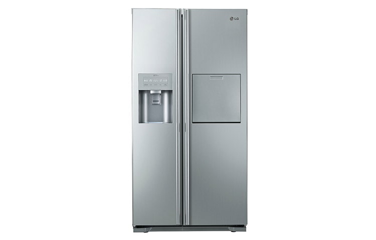 LG Двухкамерный холодильник LG формата Side-by-Side с технологией Total No Frost. Высота — 175 см. Цвет: стальной, GW-P227NAXV, thumbnail 1