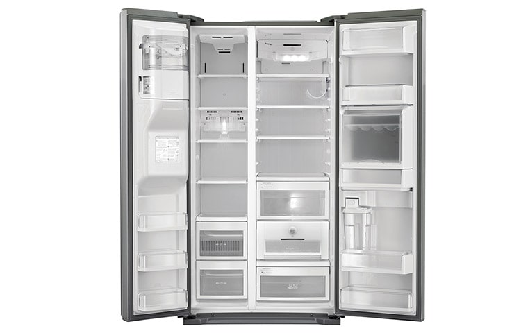 LG Двухкамерный холодильник LG формата Side-by-Side с технологией Total No Frost. Высота — 175 см. Цвет: стальной, GW-P227NAXV, thumbnail 2