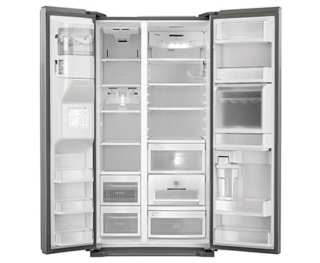 LG Двухкамерный холодильник LG формата Side-by-Side с технологией Total No Frost. Высота — 175 см. Цвет: стальной, GW-P227NAXV, thumbnail 2