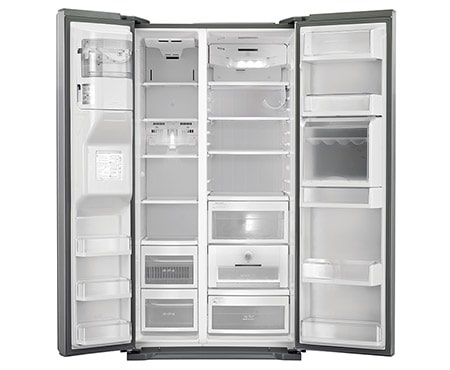 LG Двухкамерный холодильник LG TOTAL NO FROST Side by Side. Высота 175СМ. Цвет: серебристый, GW-P227NLPV, thumbnail 2