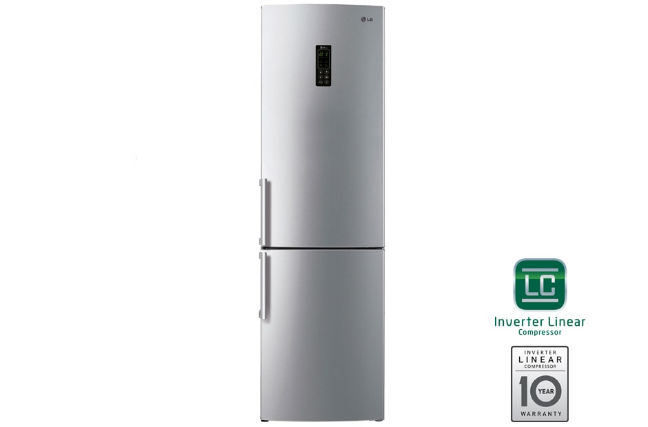 LG Двухкамерный холодильник LG Total No Frost с Линейным Инверторным компрессором, GA-B489YLQZ