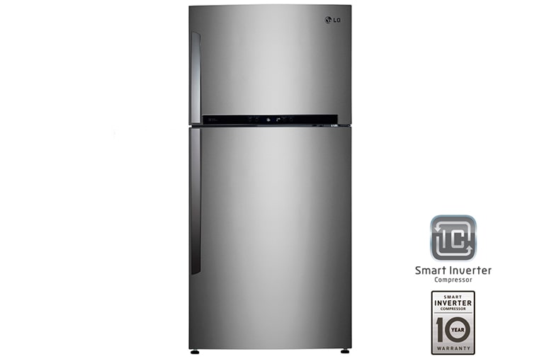 LG Холодильник LG c верхним расположеним морозильной камеры и Умным Инверторным компрессором, GR-M802HAHM, thumbnail 1