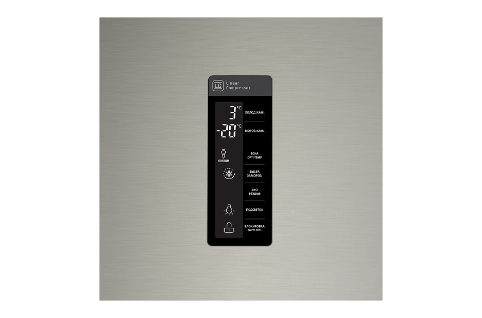 LG Холодильник LG c Инверторным Линейным компрессором, GA-B489TADN, thumbnail 4