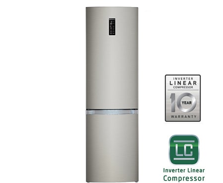LG Холодильник LG c Инверторным Линейным компрессором, GA-B489TADN, thumbnail 1