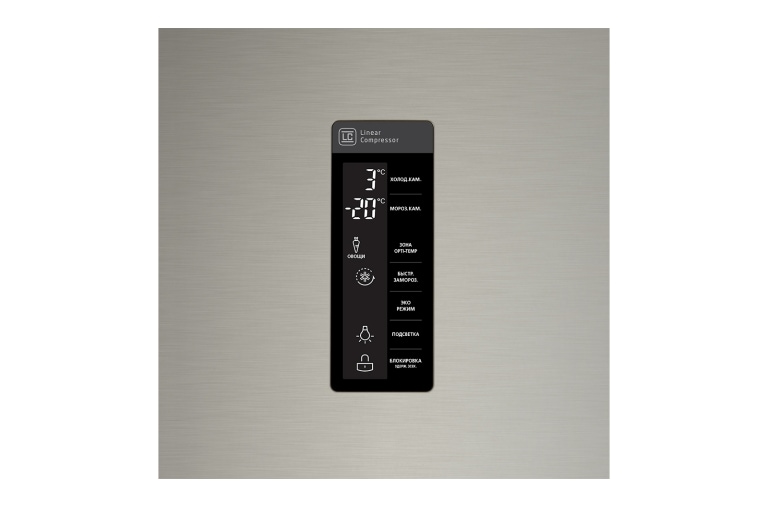 LG Холодильник LG c Инверторным Линейным компрессором, GA-B489TADN, thumbnail 4