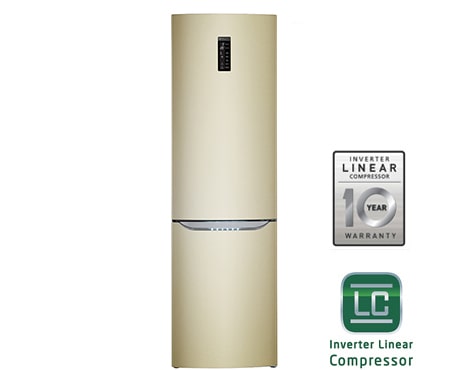 LG Холодильник LG c Инверторным Линейным компрессором, GA-B489SGKZ, thumbnail 1