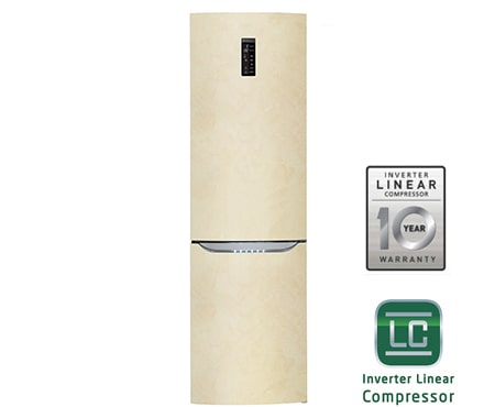 LG Холодильник LG c Инверторным Линейным компрессором, GA-B489SEKZ, thumbnail 1