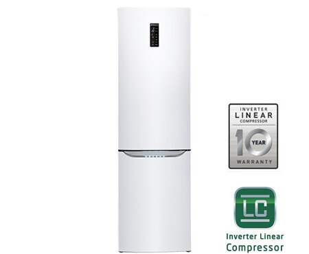 LG Холодильник LG c Инверторным Линейным компрессором, GA-B489SVKZ, thumbnail 1