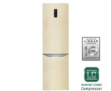 LG Холодильник LG c Инверторным Линейным компрессором, GA-B489SEQZ, thumbnail 1