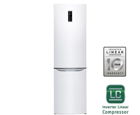 LG Холодильник LG c Инверторным Линейным компрессором, GA-B489SVQZ, thumbnail 1