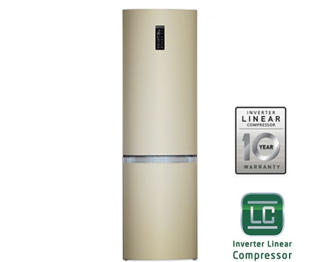 LG Холодильник LG c Инверторным Линейным компрессором, GA-B489TGKZ, thumbnail 1