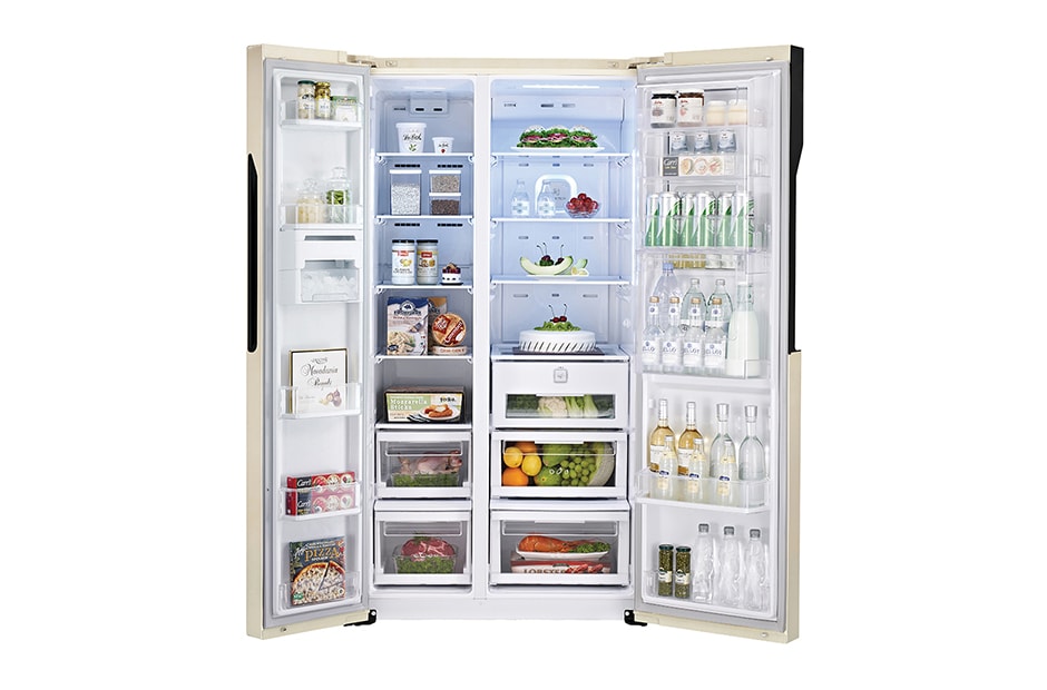 LG  Холодильник LG c Линейным Инверторным компрессором и системой Door-in-Door, GC-M237JENV, thumbnail 3