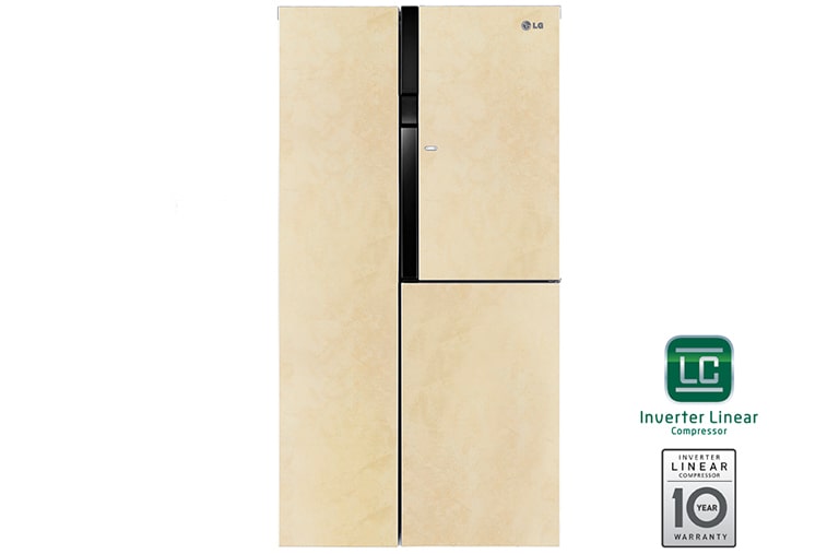 LG  Холодильник LG c Линейным Инверторным компрессором и системой Door-in-Door, GC-M237JENV, thumbnail 1