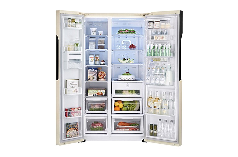 LG  Холодильник LG c Линейным Инверторным компрессором и системой Door-in-Door, GC-M237JENV, thumbnail 3