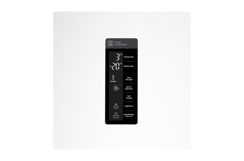 LG Холодильник LG c Линейным Инверторным компрессором, GA-B489TVKZ, thumbnail 5