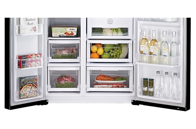 LG Холодильник LG c Линейным Инверторным компрессором и системой Door-in-Door, GC-M237JGBM, thumbnail 5