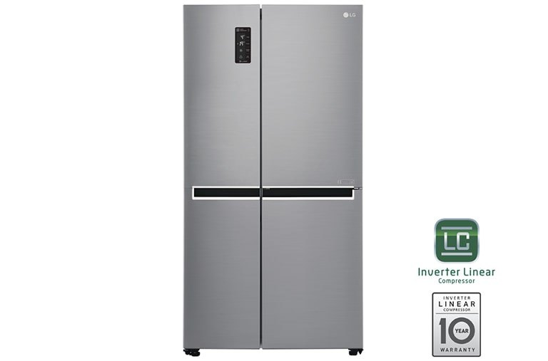 LG Объем 687л | Multi Air Flow | Серебристый | LG ThinQ, Wi-Fi, Smart Diagnosis, Moist Balance Crisper, GC-B247SMUV, thumbnail 1