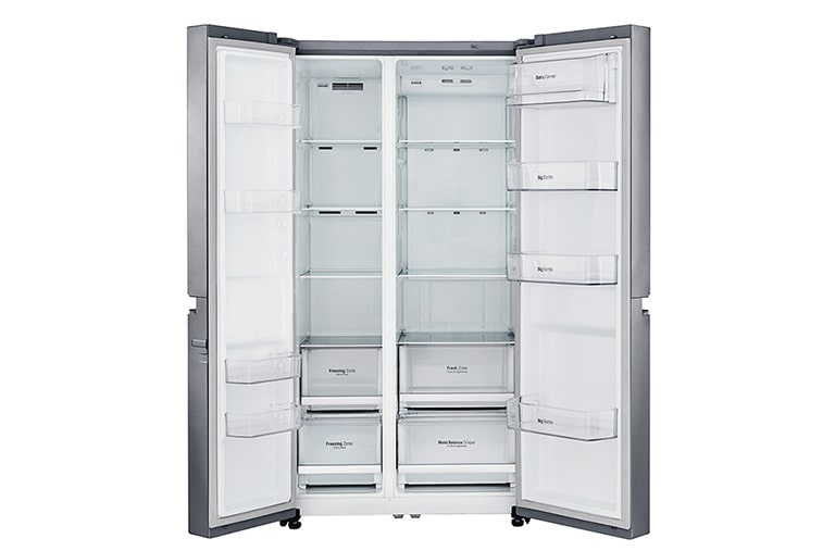 LG Объем 687л | Multi Air Flow | Серебристый | LG ThinQ, Wi-Fi, Smart Diagnosis, Moist Balance Crisper, GC-B247SMUV, thumbnail 2