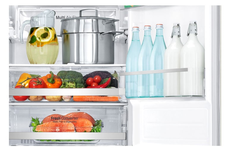 LG Холодильник LG c Инверторным Линейным компрессором, подключением к Wi-Fi и управлением через смартфон с приложением SmartThinQ, GA-B499SEKZ, thumbnail 3